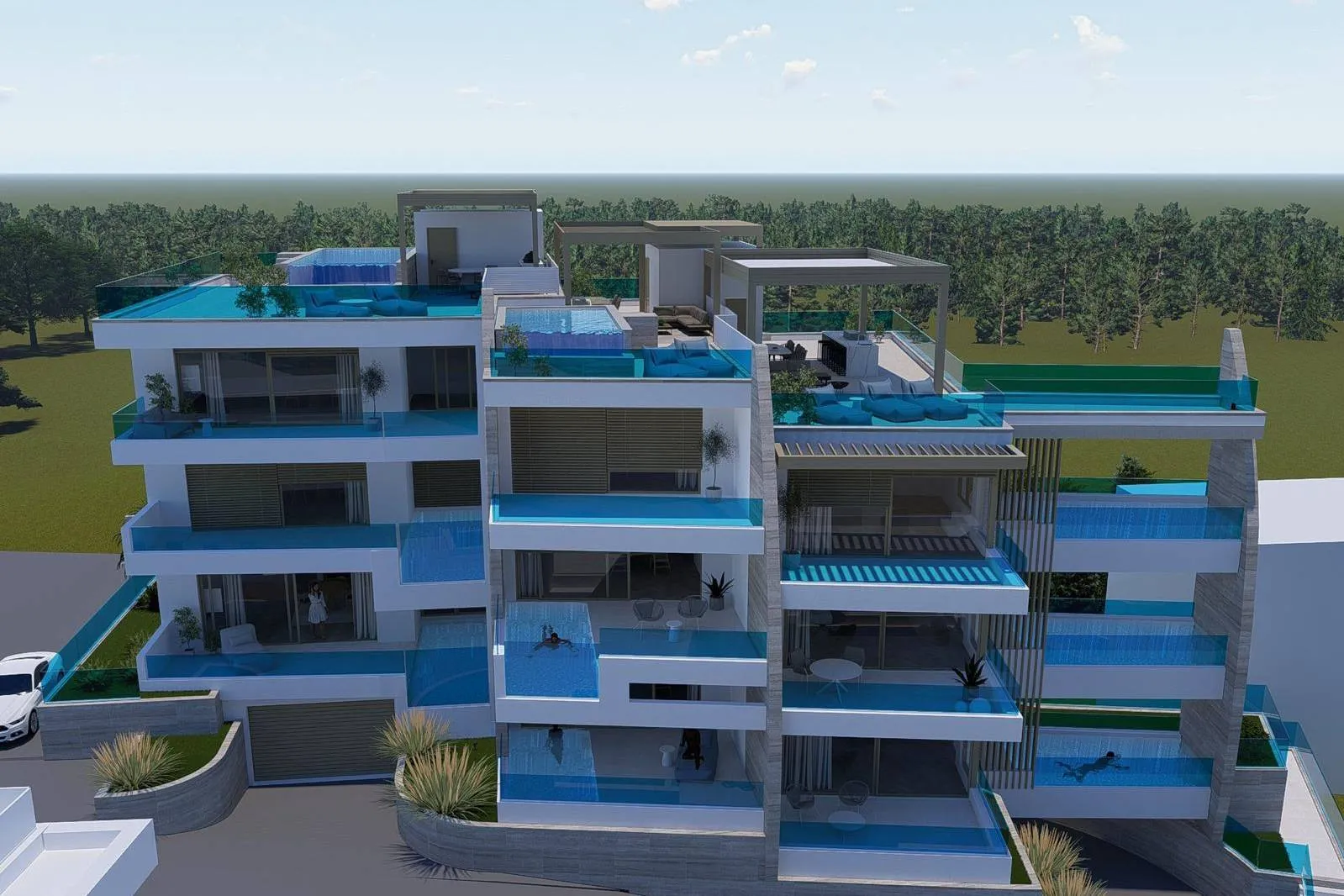 Grebaštica, Šibenik, Seafront Penthouse with a Private Pool – Photo 5