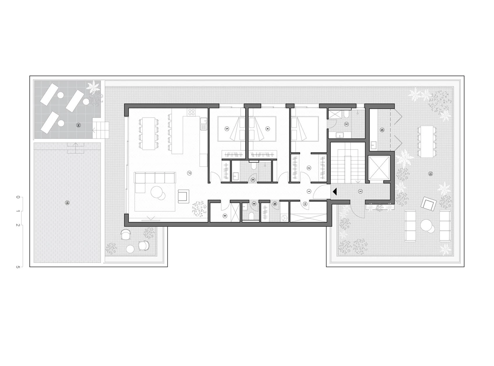 Split, Prestigious Penthouse with Swimming Pool, a Mediterranean Gem – Layout