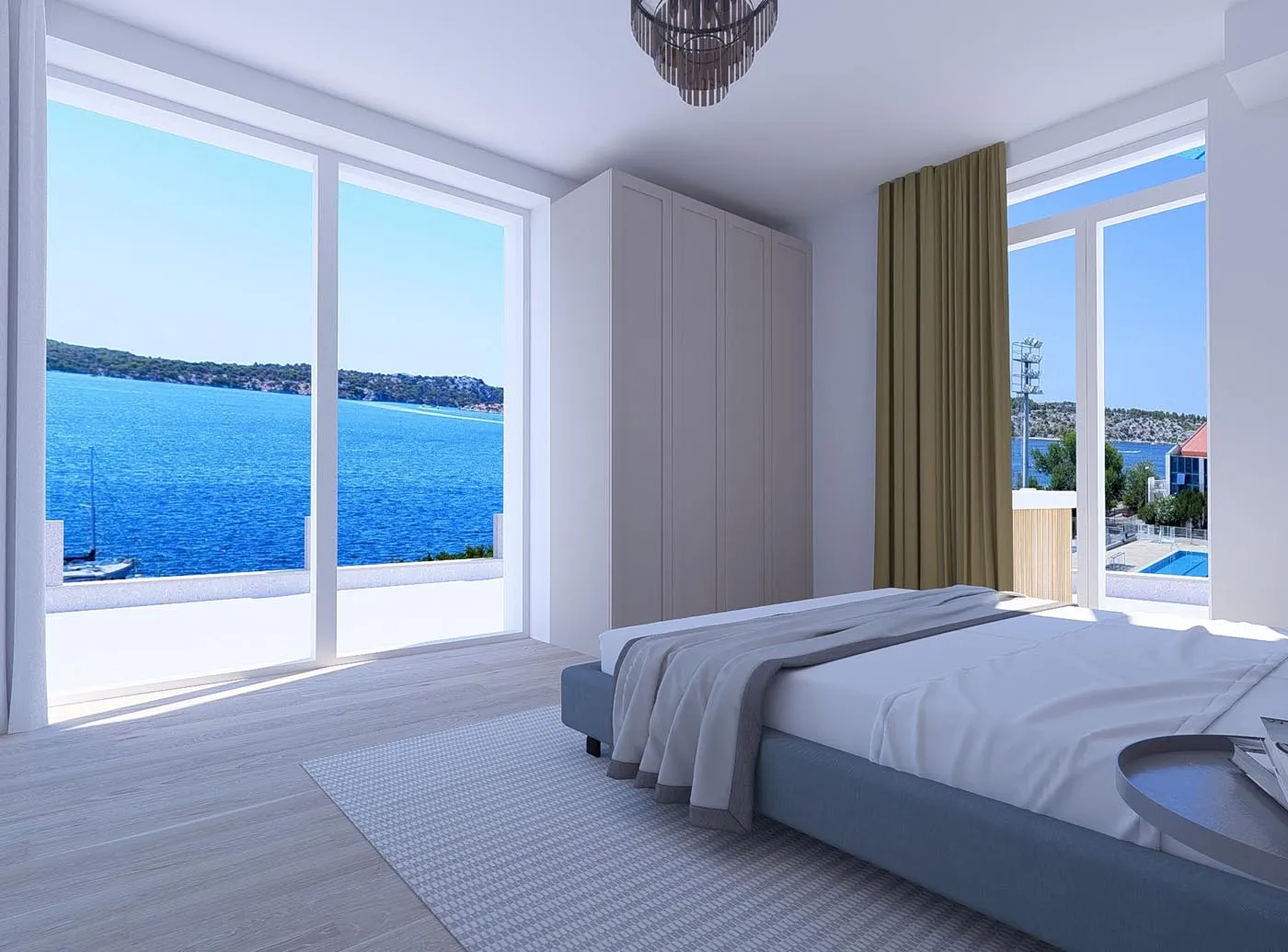 Šibenik, Modern Penthouse at Adriatic Sea Front