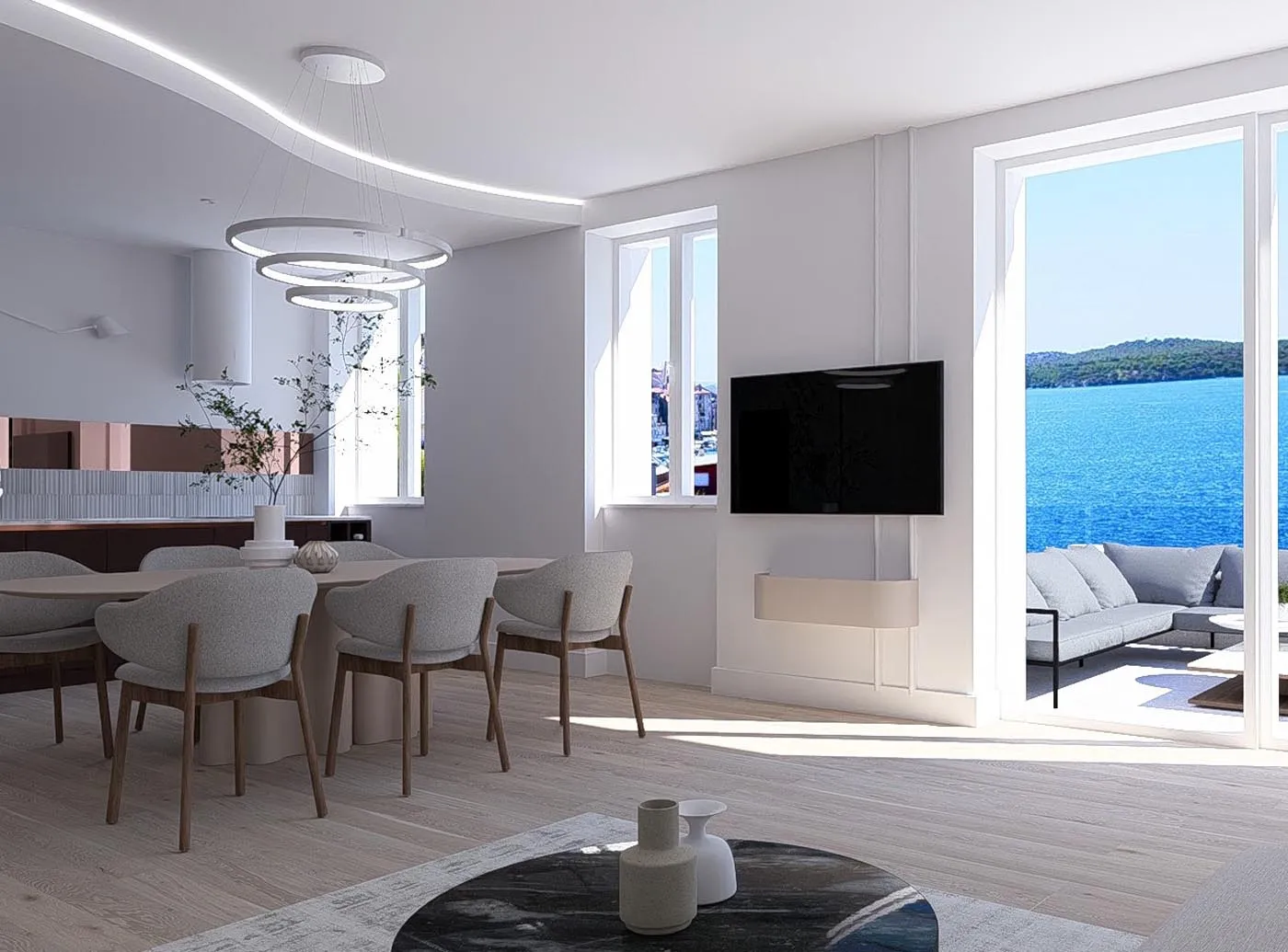 Šibenik, Modern Penthouse at Adriatic Sea Front – Photo 1