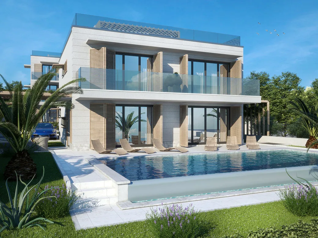 Luxury Seafront Villa with Pool Near Split