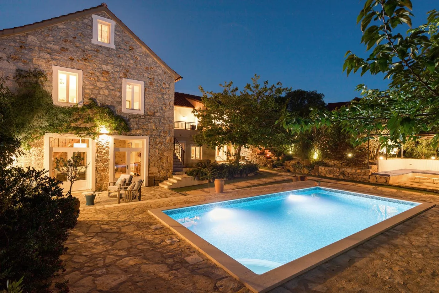 Traditional Stone Villa with Pool, Vrbanj, Hvar – Photo 2
