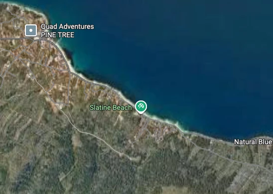 Location map: House Near the Sea with a Large Plot, Slatine, Čiovo